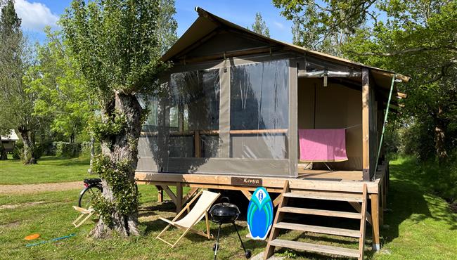 Glamping Zeltvermietung Safari Camping Kost ar Moor