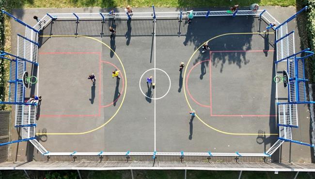  Fußballspiel auf dem Campingplatz kost-ar-moor fouesnant sud finistere