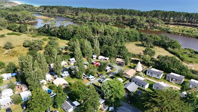  Stellplatz des Campingplatzes Kostarmoor Fouesnant