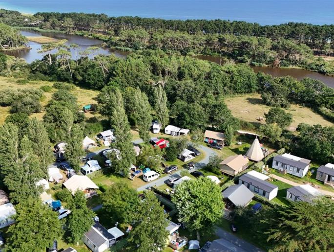  Stellplatz des Campingplatzes Kostarmoor Fouesnant