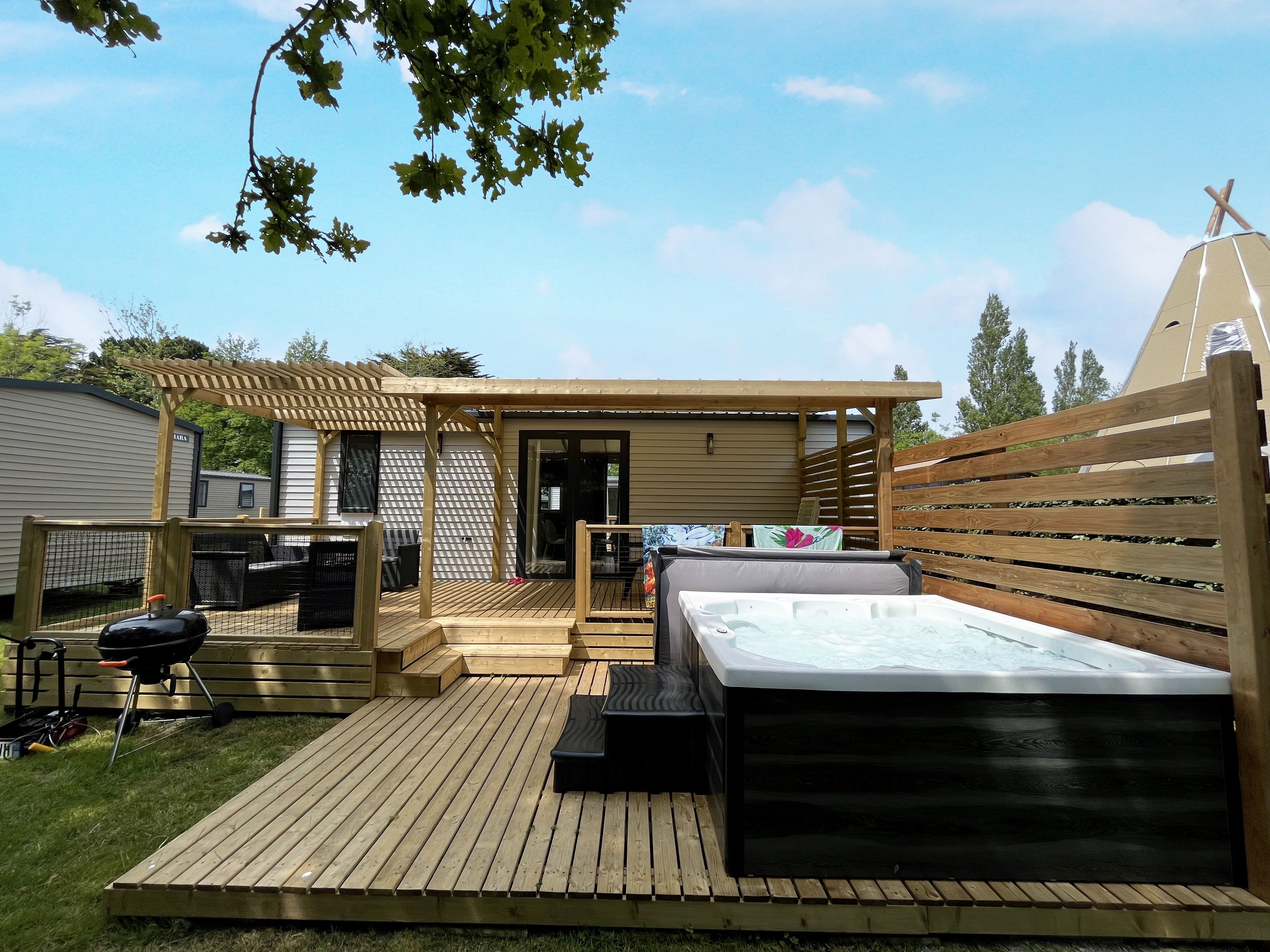 Camping fouesnant schwimmbad strand Finistere