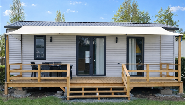 Mobilheim Grand Confort auf dem Campingplatz Kost Ar Moor in Fouesnant zu vermieten