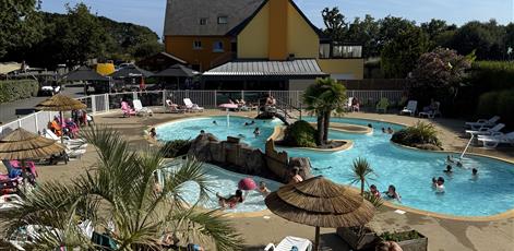 Wasserfläche von Camping Kost Ar Moor in Fouesnant - Les Glénan. - Camping Kost Ar Moor - Fouesnant